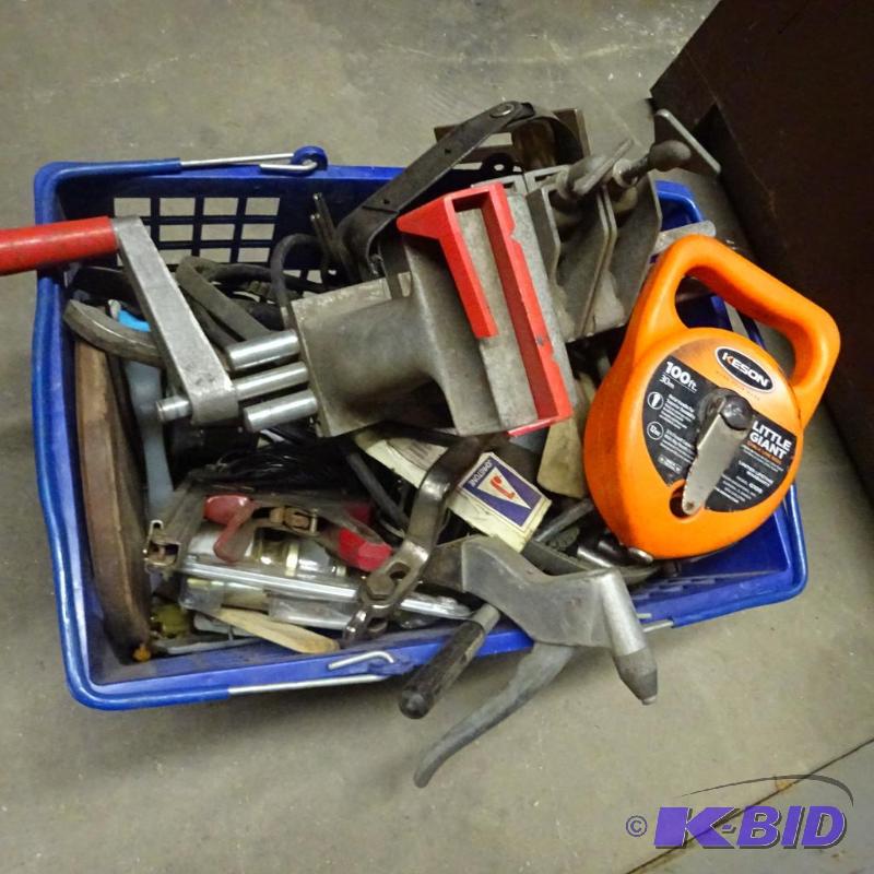 Plastic Bin of Misc Tools...