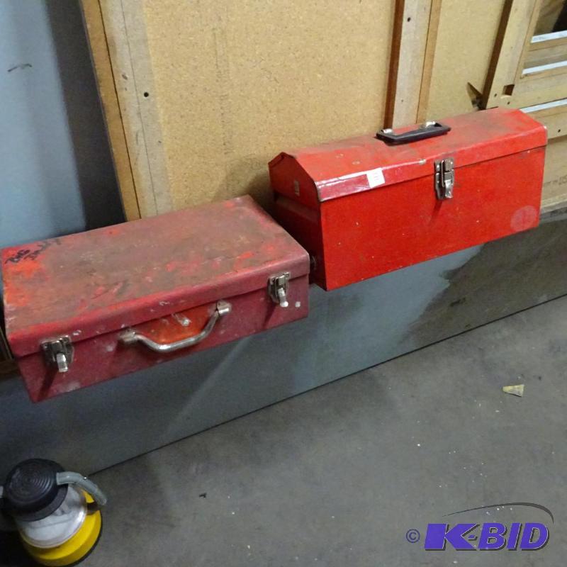 2 Metal Tool Boxes...