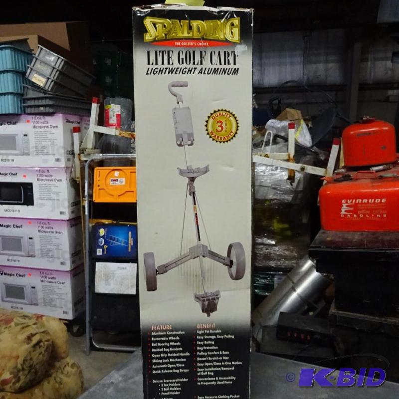 Spalding Lite Golf Cart Light Weight Aluminum...
