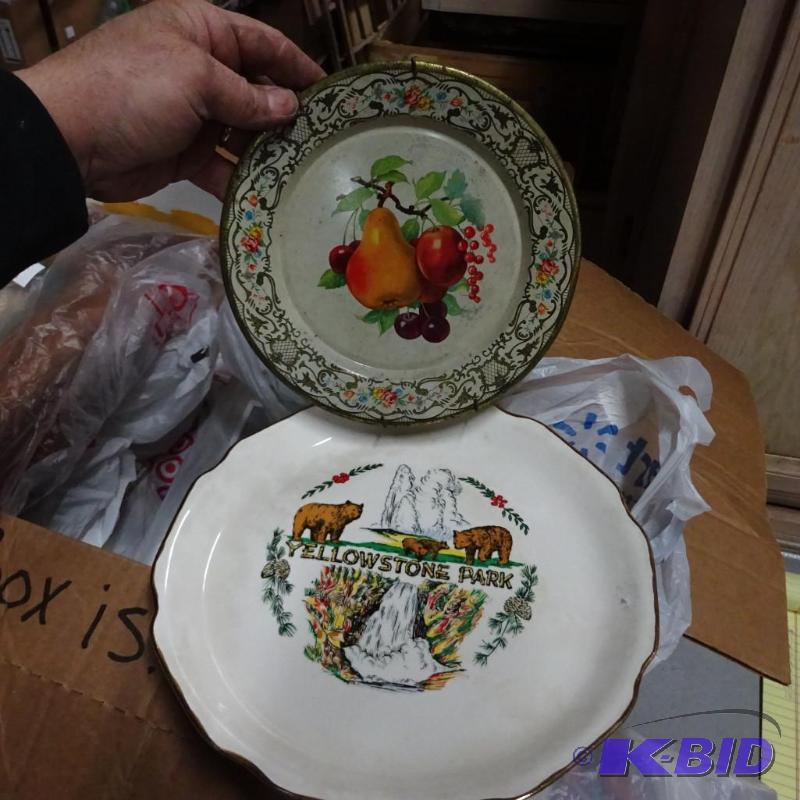 Yellowstone Plate. Metal Plate...
