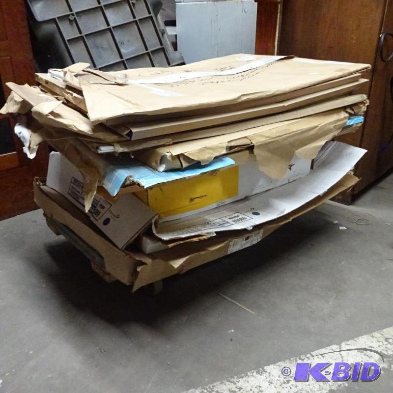 Cart Full Of Misc Paper. This is Large Sheets...