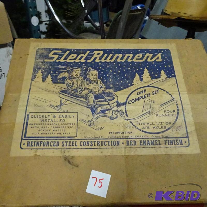 Sled Runners Turn Your Wagon into a Sled. New...