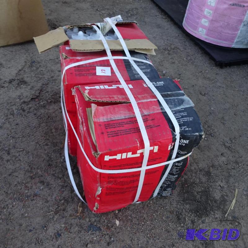 Hilti FSone fire stop sealant. 36 tubes... K & C Auctions Medina 164
