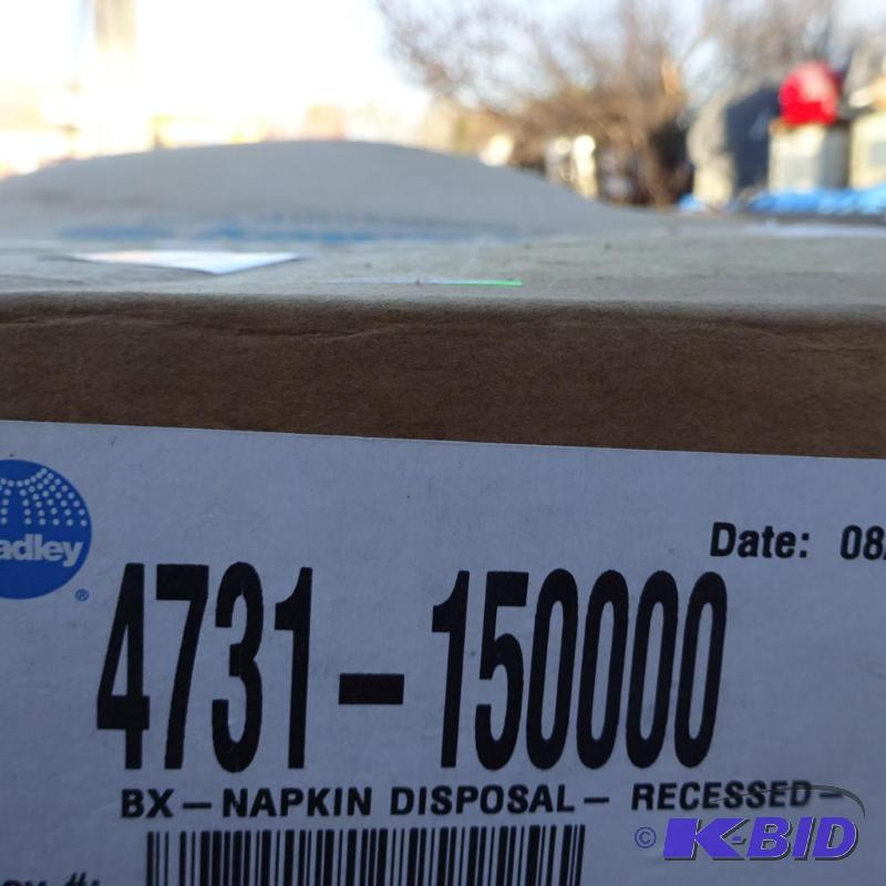 Bradley BX Napkin disposal. recessed. 4731-15...