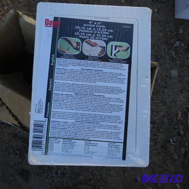 Oatey 4 x 6 access panels. Qty 3...