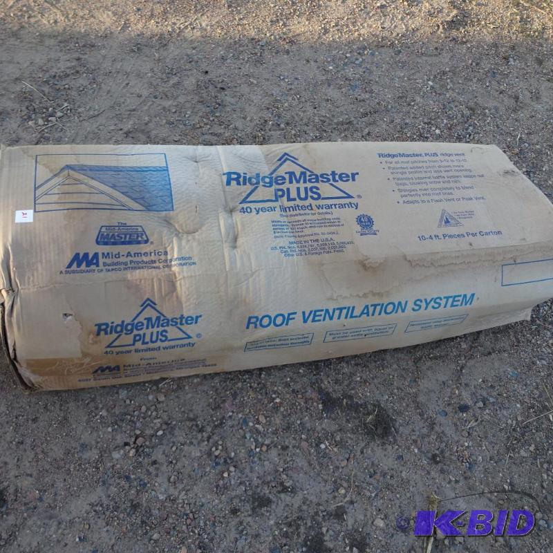 Ridge master plus roof ventilation system. 10...