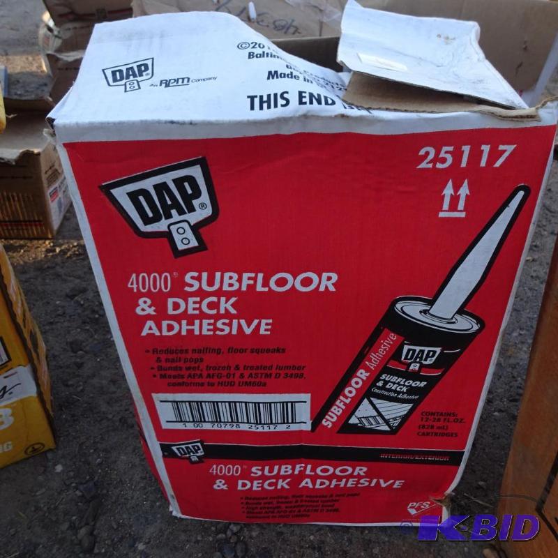 DAP subfloor and deck adhesive. Qty 7...