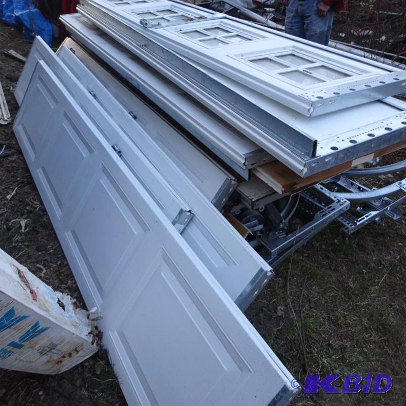 96 x 80 insulated garage door. 4 panels. One ...