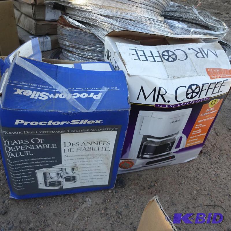 Mr coffee and Proctor Silex used coffee maker...