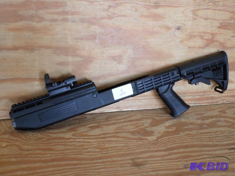lot 1 image: Like New Tapco Synthetic Extendable Rifle Sto...
