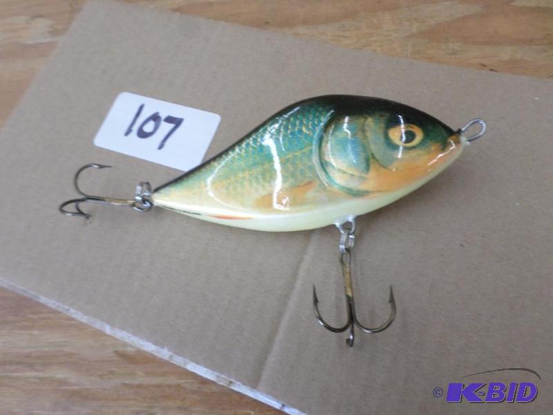 lot 107 image: (1) Salmo Muskie Lure...