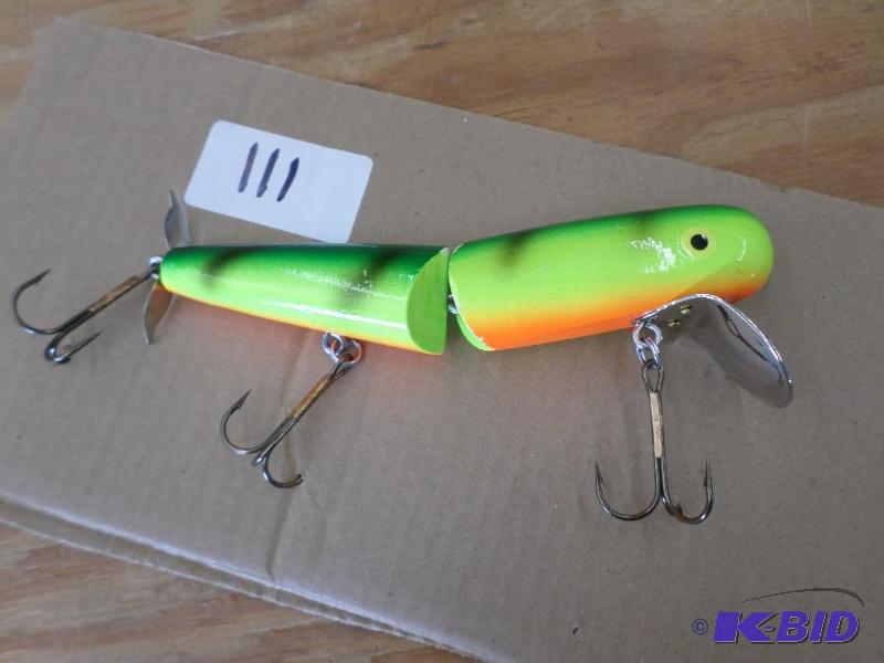 lot 111 image: (1) Jointed Muskie Crankbait...