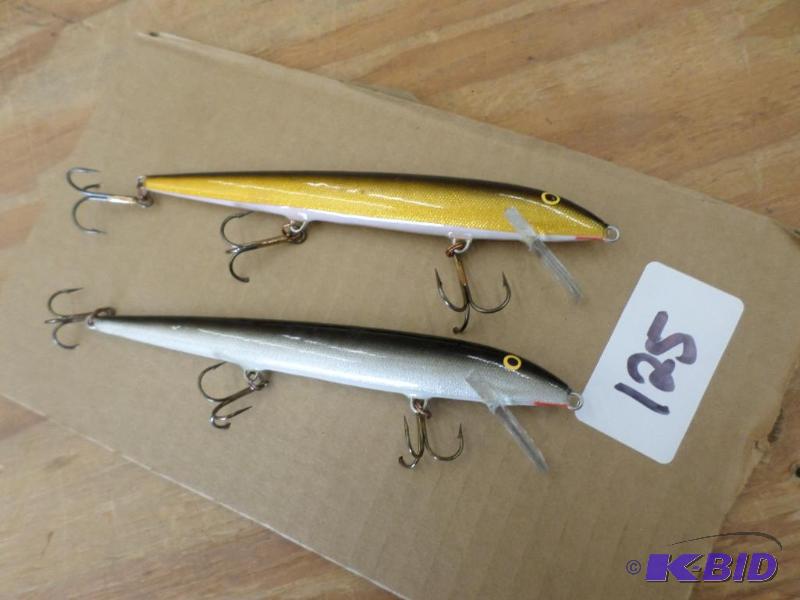 lot 125 image: (2) Rapala Muskie Lures...