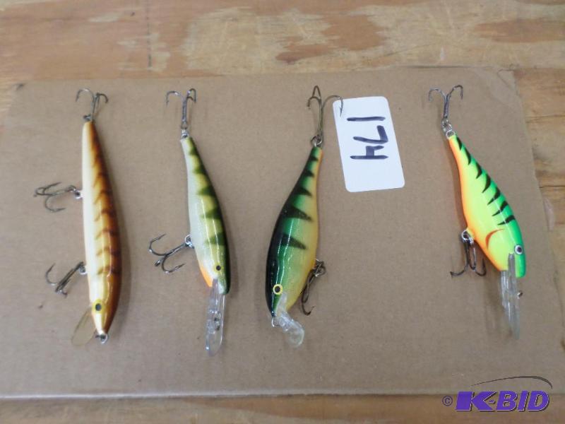 lot 174 image: (4) Various Crankbait Lures...