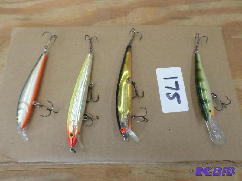 lot 175 image: (4) Various Crankbait Lures...