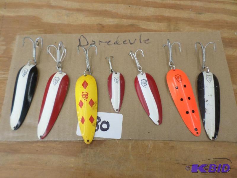 lot 180 image: (7) DareDevil Spoon Lures...