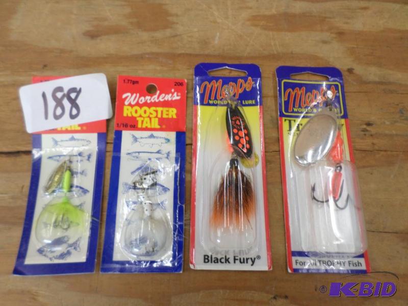 lot 188 image: (4) New Spinner Lures...