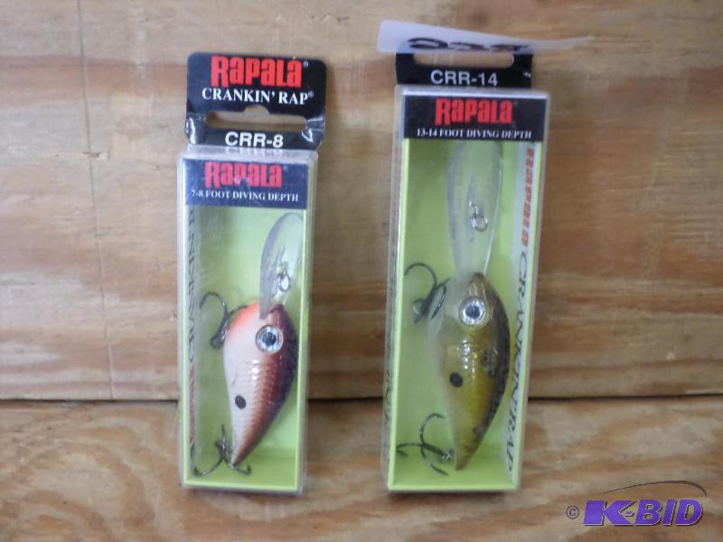 lot 238 image: (4) New Rapala Crankin Rap Crankbaits...