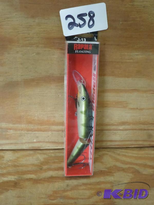 lot 258 image: (1) New Rapala Jointed Crankbait...