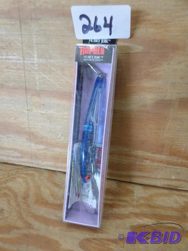 lot 264 image: (1) New Rapala Husky Jerk Lure...