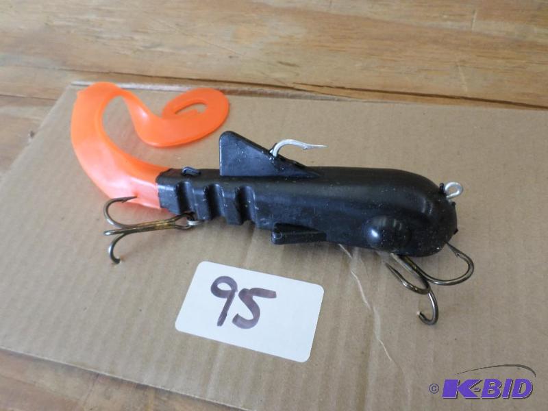 lot 95 image: (1) Rubber Muskie Bait...