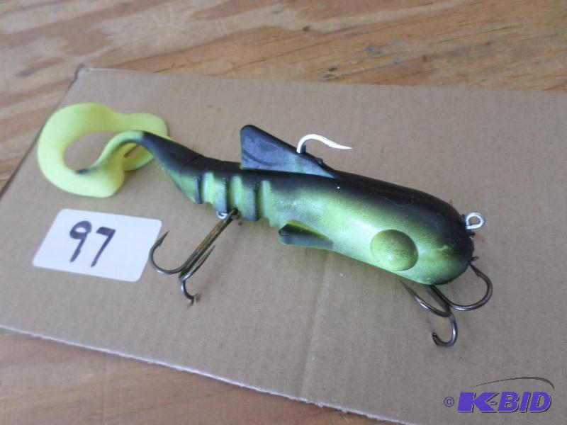 lot 97 image: (1) Rubber Muskie Bait...