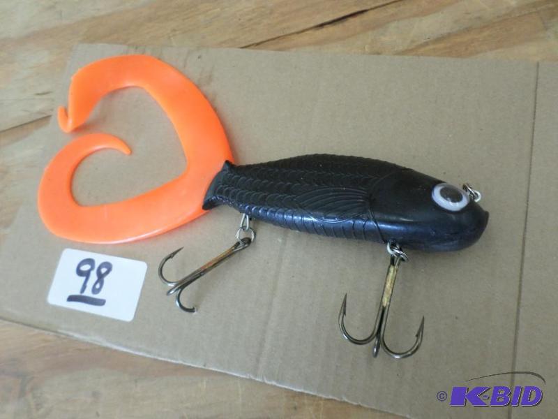 lot 98 image: (1) Rubber Muskie Bait...