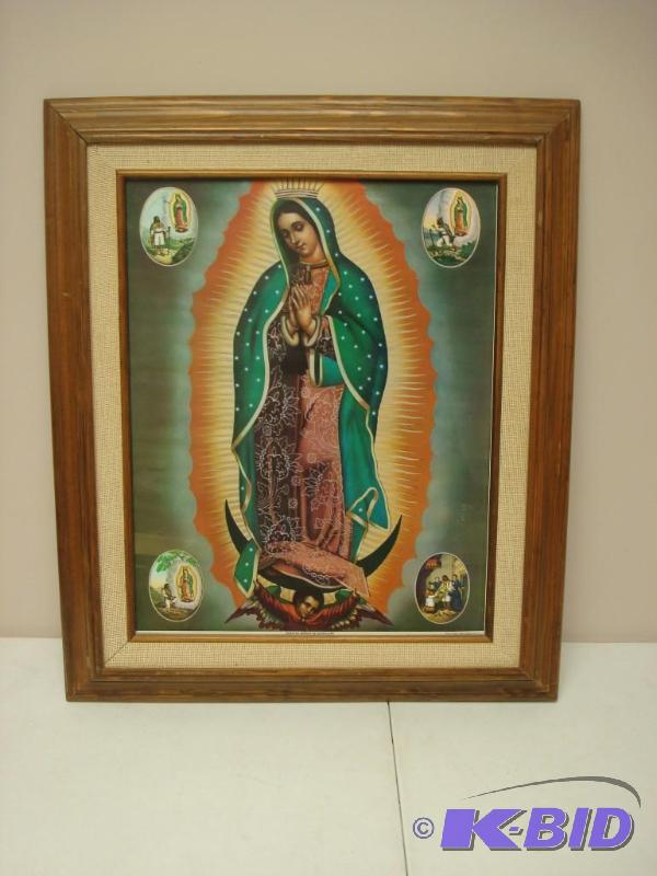 lot 119 image: Guadalupe Framed Picture...