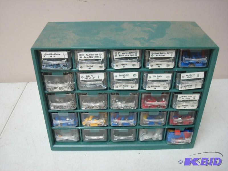 lot 27 image: Hardware And Storage Container Electrical Lug...