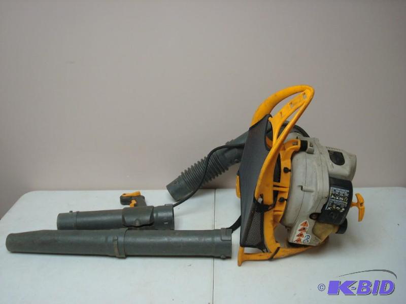 lot 48 image: Ryobi&nbspGas Powered Back Vac-Blower. ...