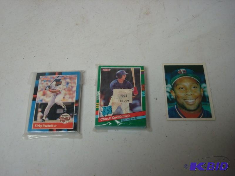 lot 57 image: Kirby Puckett&nbspMotion&nbspCard&nbspAnd ...