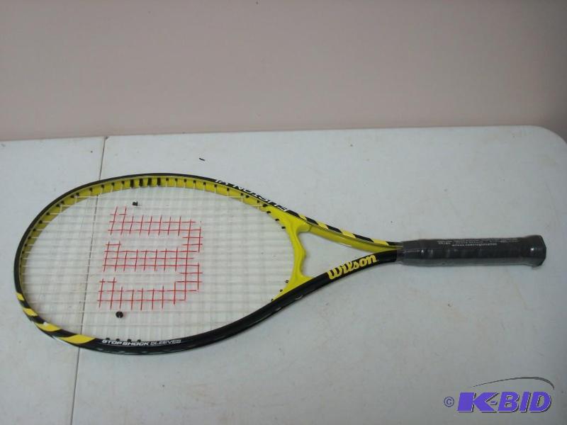 lot 63 image: New Wilson Tennis Racket...