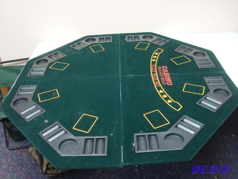 lot 72 image: Poker Card Table Top Some Wear...