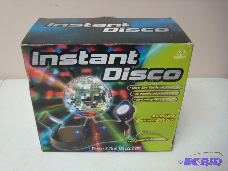 lot 83 image: Instant Disco Light Kit, Looks New, Some Wear...