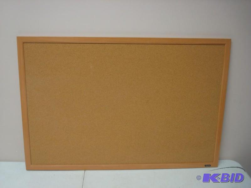 lot 84 image: Cork Board Good Condition 36&quotx 24"...