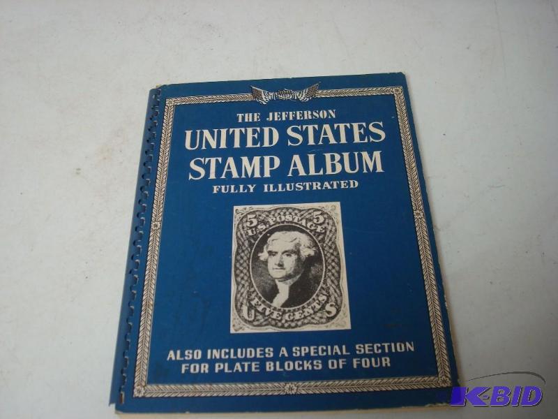 lot 87 image: Illustrated &nbspJefferson U.S. Stamp Album...