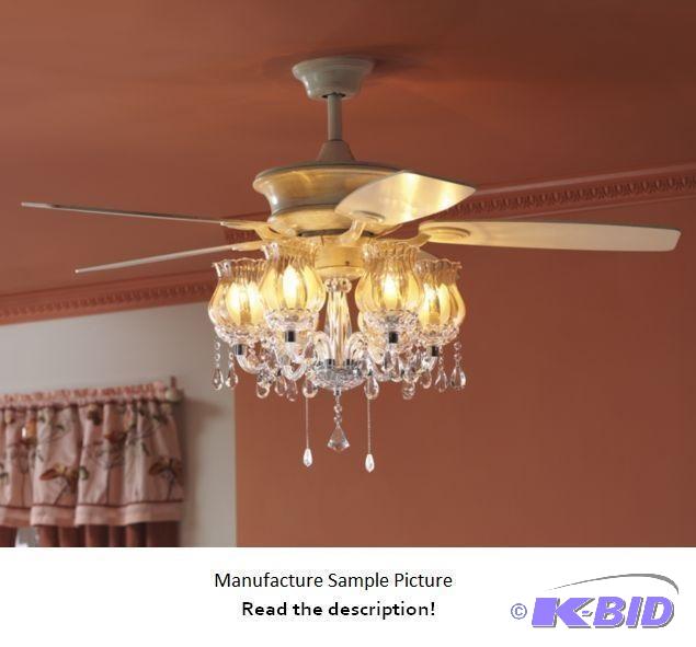 lot 121 image: Romantic Ceiling Fan - Cool your room while k...
