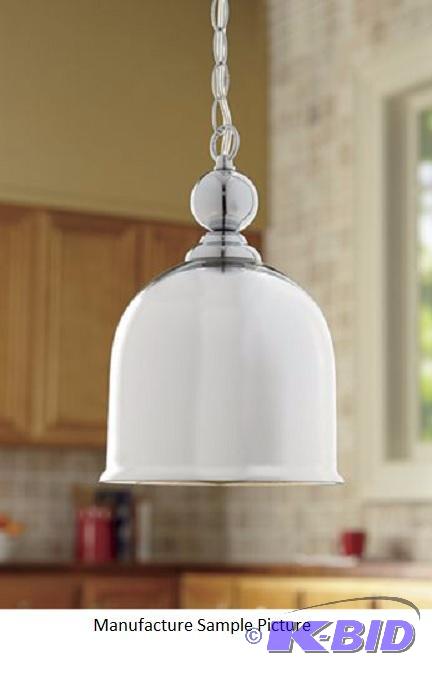 lot 129 image: Glass Pendant Light -&nbspAnywhere you need ...