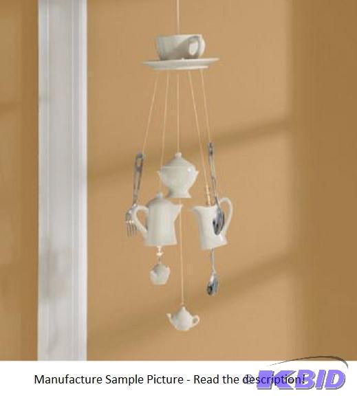 lot 140 image: Teacup Windchime - A delight for the eyes as ...