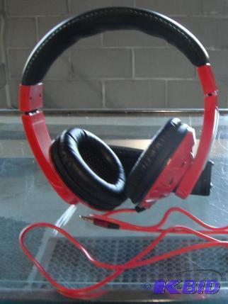 lot 159 image: Xtreme Sound&nbspHeadphones - Red - Retail $...