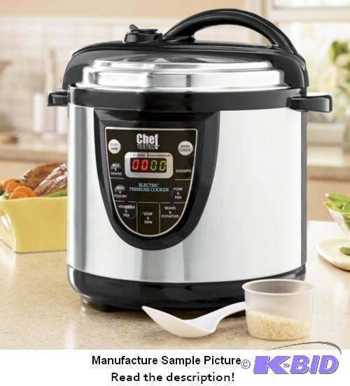 lot 163 image: Set of 3&nbspChef Tested 6 Quart Electric Pr...