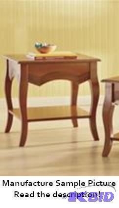 lot 25 image: Michelle End Table -&nbspWith an open fixed ...
