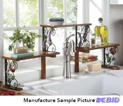 lot 75 image: Two Tier Veggie Over the Sink Shelf -&nbspSt...