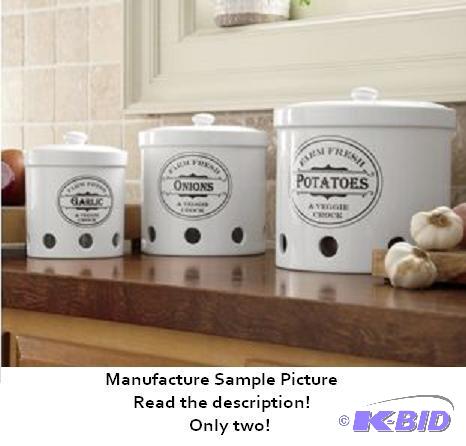 lot 94 image: Two Piece Vented Fresh Bins Exclusive - Keeps...