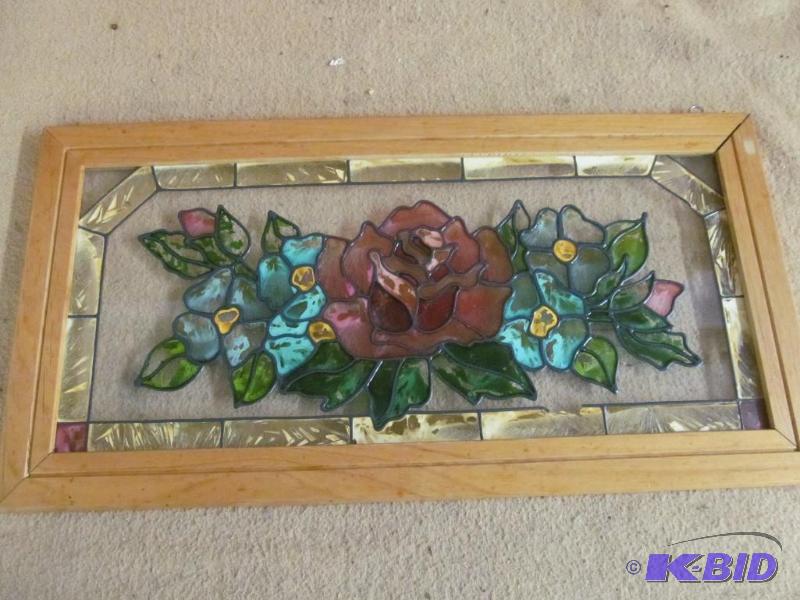 lot 119 image: Stained glass