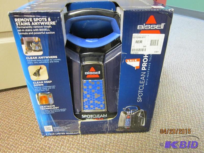lot 21 image: Bissell SpotClean ProHeat Portable Carpet Cleaner