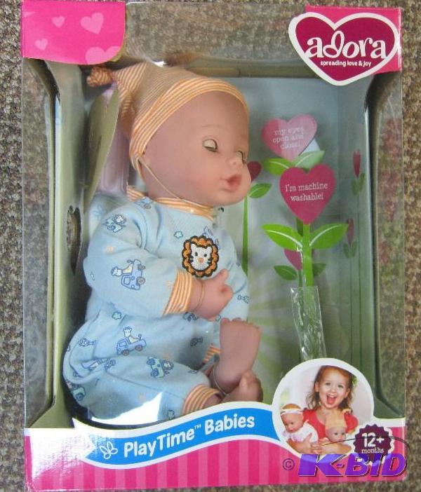 lot 8 image: Adora Playtime Baby Doll 13-Inch Baby Boy