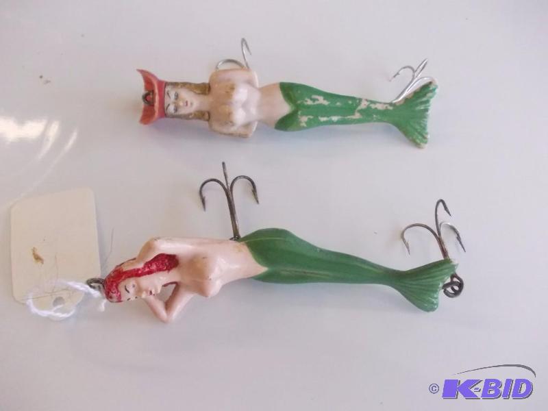 lot 147 image: 2-vintage (1950s) Mermaid Lures...