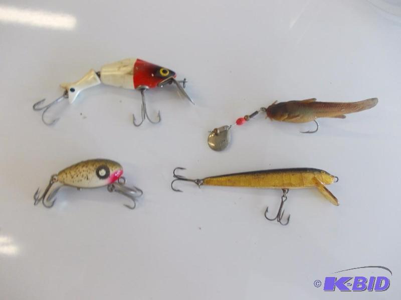 lot 160 image: 4-Assorted Fishing Lures (1-Finland)...