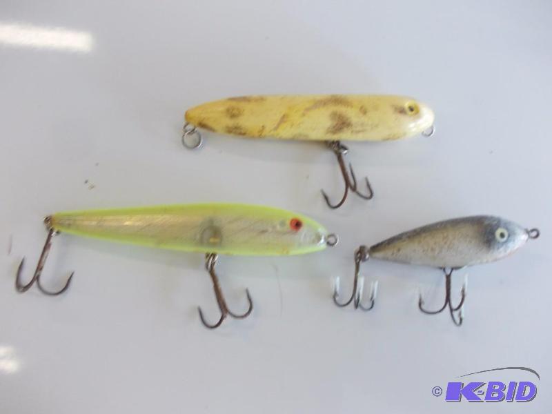 lot 186 image: 3 Lures Heddon&nbspBaby Zera & 2 Others...
